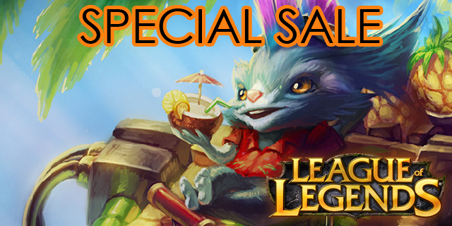 League of Legends: Special Sale - Halber Preis
