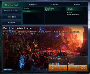 League of Legends: Dominion - Kristallnarbe 5v5-Map
