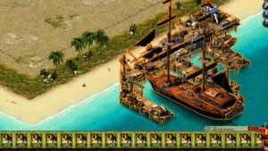 Gameplay aus der Piratenbucht