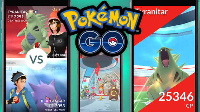 Pokémon GO Arena Update & Raids