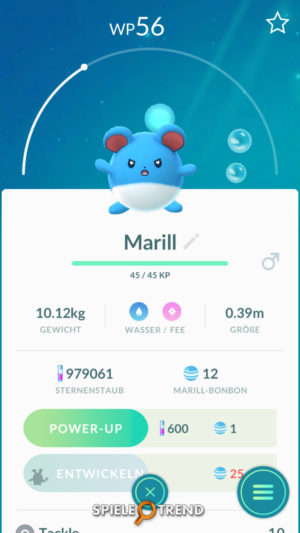 Neue Generation 2 Pokémon: Marill