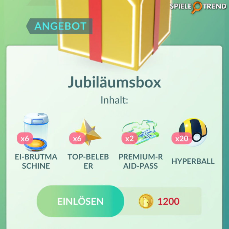 Jubiläumsbox Inhalt