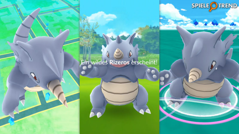 Pokémon GO Rizeros wild fangen