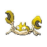 Pokémon Pokédex Nummer 98 Krabby Shiny