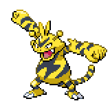 Pokémon Pokédex Nummer 125 Elektek