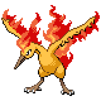 Pokémon Pokédex Nummer 146 Lavados