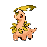 Shiny Pokémon Pokédex Nummer 153 Lorblatt