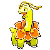 Shiny Pokémon Pokédex Nummer 154 Meganie