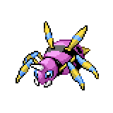 Pokémon Pokédex Nummer 168 Ariados Shiny